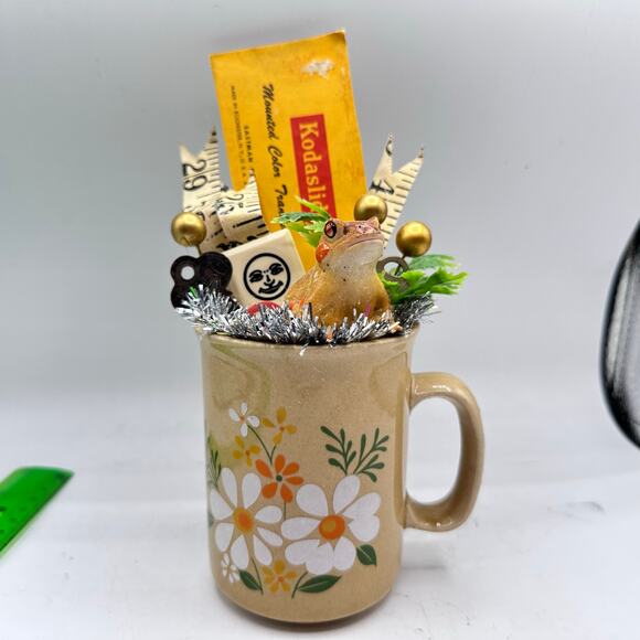 Photogenic Frog Vintage Assemblage Centerpiece Kodak - Retro - Picture 4 of 7